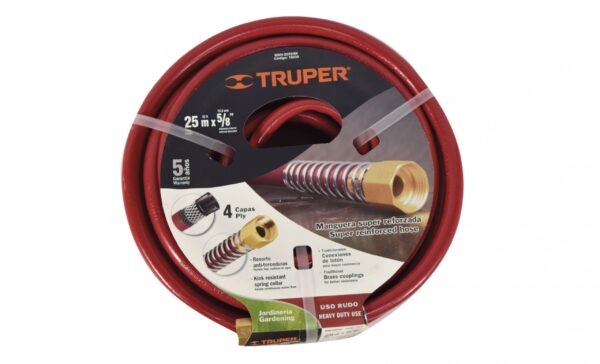 MANGUERA MAN-25X5/8X 5/8TRUPERSUPER REF 4 CAPAS 25M CONEX M