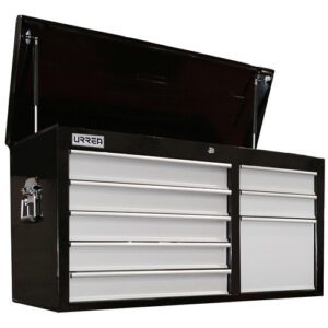 Gabinete superior 8 gavetas color negro serie H 41" Urrea