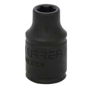Dado de impacto cuadro de 1/4", 6 puntas, métrico, 4 mm Urrea