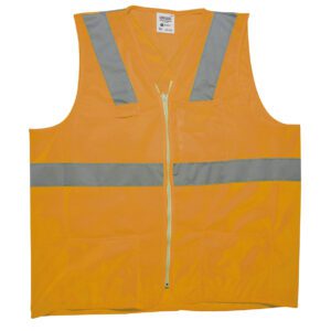 Chaleco de seguridad cerrado de alta visibilidad naranja M Urrea