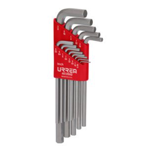 Juego de llaves hexagonales heavy duty tipo "L", en pulgadas, 13 piezas en blíster Urrea