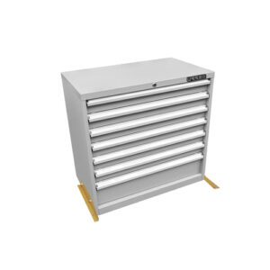 Gabinete modular fijo con 7 gavetas serie X 35" Urrea