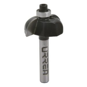 Broca para router de acero bocel cuarto con balero 1-1/8" zanco de 1/4" Urrea